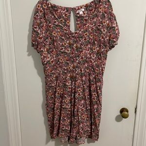 Large, romper, floral